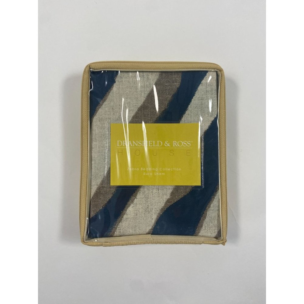 Dransfield & Ross Zebra Bedding Collection Euro Sham